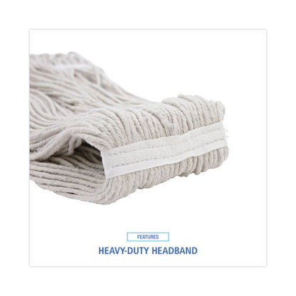 Boardwalk Cut-End Wet Mop Head, Cotton