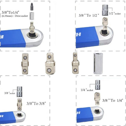 Multi-function Lengthened Wrench For Machine Maintenance