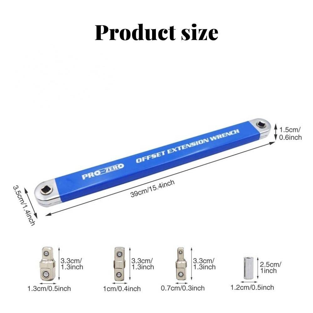 Multi-function Lengthened Wrench For Machine Maintenance