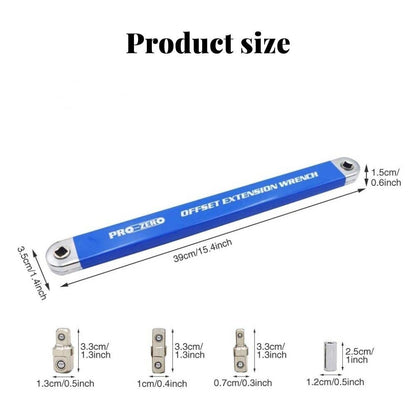 Multi-function Lengthened Wrench For Machine Maintenance